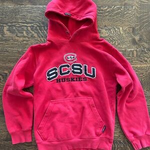 Red SCSU Huskies Hoodie